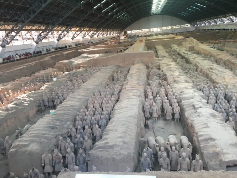 L'armée en terre cuite à Xian